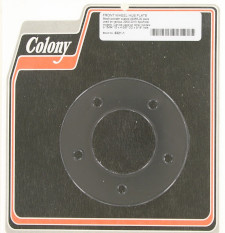 FRONT WHEEL HUB PLATE BLACK